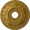 Ekena Millwork Valletta Ceiling Medallion (Fits Canopies up to 3 1/2"), 18"OD x 3 1/2"ID x 1"P, Pharaohs Gold CM18VLPGS - alternate 1
